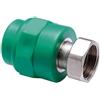 ATP Manicotto Diritto Filettato Femmina con Codolo e Dado in PPR Verde PN25 20 x 1/2F G 20 x 1/2"F G