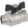 BUGATTI Valvola a Sfera Passaggio Totale M/F Farfalla Alluminio Bugatti 3/4 DN20 - PN30 3/4" DN20 - PN30