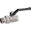 BUGATTI Valvola a Sfera Passaggio Totale Femmina con Bocchettone e Leva Bugatti 1 1/4 DN32 - PN30 1"1/4 DN32 - PN30