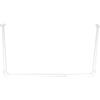 CARDINALE PROFESSIONAL PARTNER Asta Per Tenda Doccia Ideal Bianca 3 Lati 25 mm - 90x90x90 cm 25 mm - 90x90x90 cm