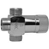 CARDINALE PROFESSIONAL PARTNER Deviatore per Set Colonna Doccia Quadra in ABS 1/2M - Cromo 1/2"M - Cromo