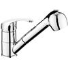 CARDINALE PROFESSIONAL PARTNER Miscelatore Lavello con Doccetta Estraibile 900 Cromo Cromo