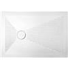 CERAMICA ALTHEA Piatto Doccia in Ceramica Up H.3 Bianco Lucido 80 x 80 cm 80 x 80 cm