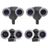 CARDINALE PROFESSIONAL PARTNER Kit Di Scorrimento 2+2 Per Fast 2.0 E Simply 2.0 -