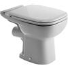 DURAVIT Vaso Monoblocco D-Code Scarico a Terra Scarico a terra