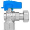 F.I.V. Rubinetto a Sfera Squadra Passaggio Totale Femmina-Dado Girevole FIV 1/2F - 1/2G 1/2"F - 1/2"G