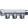 FAR Collettore Lineare Maschio/Femmina 1 Cromato FAR 3 Vie 24x19 3 Vie 24x19