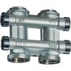 FAR Collettore Complanare Componibile Cromato FAR 1 - 2+2 Vie 24x19 1" - 2+2 vie 24x19