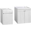 GAROFALO Mobile Lavatoio Sospeso Perla 1 Anta - 45x50 cm 1 Anta - 45x50 cm