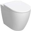 GEBERIT Vaso Filo Parete Rimfree Icon Con Sedile Chiusura Rallentata Chiusura rallentata