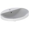 GEBERIT Lavabo a Incasso Soprapiano CPR Ellisse 50x45 cm 50x45 cm
