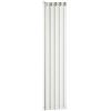 FONDITAL Radiatore D'Arredo Bianco Garda Dual 80 Interasse 2000 mm - 5 Elementi I.2000 mm - 5 el.