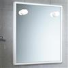 GEDY Specchio Rettangolare con Cornice Junior con Luci - L.55xH.60 cm c/luci - L.55xH.60 cm