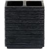GEDY Portaspazzolini Quadrotto Nero Nero