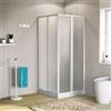 GIAVA Box Doccia Angolare Smeralda Bollicine Acrilico Rettangolare 68-80x78-90 Apertura 37-51 Rett. 68-80x78-90 Ap. 37-51