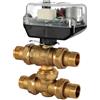 ICMA Valvola di Zona a Sfera Motorizzata 4 Vie con Servocomando e Rel ICMA 3/4 M - 230V 3/4" M - 230V