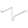 L.B. PLAST Sifone Per Lavabo Autopulente Salvaspazio Con Eccentrico 1-1/4 x 32-40 mm 1"-1"1/4 x 32-40 mm