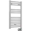 LAZZARINI Termoarredo Elettrico Cortina Evo Cromo H.920 x L.480 mm H.920 x L.480 mm