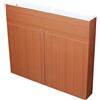 M10 Mobile Sottolavello Teak per Lavello Inox Pieghevole 100x50 cm - 2 Ante 100x50 cm - 2 ante