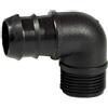 IRRITEC Gomito Maschio Portagomma Tubi in PE 20 x 3/4 20 x 3/4"