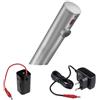MCM Rubinetto Elettronico a Fotocellula per Lavabo in Acciaio Spazzolato Corrente 230/6V DC Corrente 230/6V DC