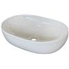 MOOD CERAMIC Lavabo da Appoggio in Ceramica SPR Bowl 60 59,5x42x14,5 cm 59,5x42x14,5 cm