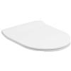 MOOD CERAMIC Sedile WC Termoindurente New One Bianco Opaco Chiusura Rallentata Chisura Rallentata