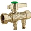 OR Gruppo Uscita Contatore con Ritenno e Scarico F1/2 x 3/4F Girevole F1/2" x 3/4"F Girevole
