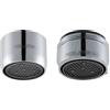 PARIGI Aereatore con Guscio in Ottone Cromato Honeycomb M24 x1 - 15 l/min. M24 x1" -15 l/min.