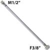 PARIGI Flessibile in Acciaio Inox M1/2 x F3/8 Girevole Flexcore 40 cm - DN8 cm 40 - DN8