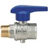 RUBINETTERIE BRESCIANE Valvola a Sfera Passaggio Totale M/F a Leva con Regolazione del Flusso 1/2 - PN16 1/2" - PN16