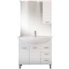 SAVINI INDUSTRIA ARREDO BAGNO Mobile da Bagno Rigo 85 con Specchiera 80 e Pensile Destro Specchiera 80 - Pensile Dx