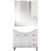 SAVINI INDUSTRIA ARREDO BAGNO Mobile da Bagno Rigo 105 con Specchiera 100 e Pensile Sinistro Specchiera 100 - Pensile Sx