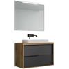SAVINI INDUSTRIA ARREDO BAGNO Mobile da Bagno Iside 80 con Specchiera 80 x 71 cm Specchiera 80 x 71 cm