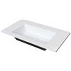 SAVINIDUE Lavabo in Ceramica Cellini Bianco Lucido 100 cm 100 cm