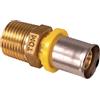 TDM Raccordo Diritto Maschio a Pressare per Tubo Multistrato Acqua e Gas TDM 3/4 x 26 (3,0) mm 3/4" x 26 (3,0) mm