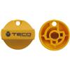 TECO Maniglia Di Comando Gialla Per Valvola Teco - Ricambio Prodotto 2009-2017 Ric. prod. 2009-2017