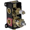 TEOREMA Corpo Incasso Doccia Universale con Deviatore a 3 Vie Teorema 1/2 F/F 1/2" F/F