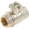 TIEMME Valvola A Sfera Passaggio Totale Per Fluidi Con Leva Piombabile 1 1/4 1"1/4