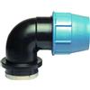 UNIDELTA Gomito Femmina a Compressione per Tubo Polietilene Unidelta 20 x 3/4F - PN16 20 x 3/4"F - PN16
