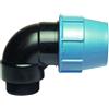 UNIDELTA Gomito Maschio a Compressione per Tubo Polietilene Unidelta 20 x 3/4M - PN16 20 x 3/4"M - PN16