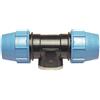 UNIDELTA Tee con Derivazione Femmina a Compressione per Tubo Polietilene Unidelta 20 x 3/4F x 20 - PN16 20 x 3/4"F x 20 - PN16