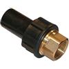 UNIDELTA Giunto Di Transizione Ottone-PE Filettato Femmina Per Acqua E Gas Unidelta 50 X 1 1/2 F 50 x 1"1/2 F