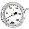 WATTS Termometro per Canna Fumaria 0-500 C Posteriore Stelo 100 mm Stelo 100 mm