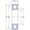 SKF W 6000-2Z cuscinetto a sfera in acciaio inox