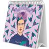 Grupo Erik Frida Kahlo Calendario da Scrivania 2027 - Calendario da Tavolo | 19,5x16,5 con Spazio per Appunti, 2 Formati di Calendario, 12 Mesi, 6 Lingue, in Scatola Regalo