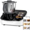 TOKIT C2 AI Omni Cook Robot 21-in-1 Food Processor 7'' Touch Screen Ricette guidate Pre-pulizia, tritatutto, spremiagrumi, frullatore, frullatore, pesa, cottura a vapore, tritatura del ghiaccio
