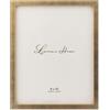 Lawrence Frames 708080 - Cornice portafoto contemporanea, 20 x 25 cm, Colore: Oro