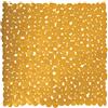 MSV - Tappetino doccia antiscivolo - PVC 100% senza ftalati - 53 x 53 cm - Zafferano - Superficie antiscivolo per sicurezza e comfort - Facile da pulire