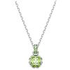 Swarovski Ciondolo Birthstone, Taglio quadrato, gennaio, Rosso, Placcatura rodio